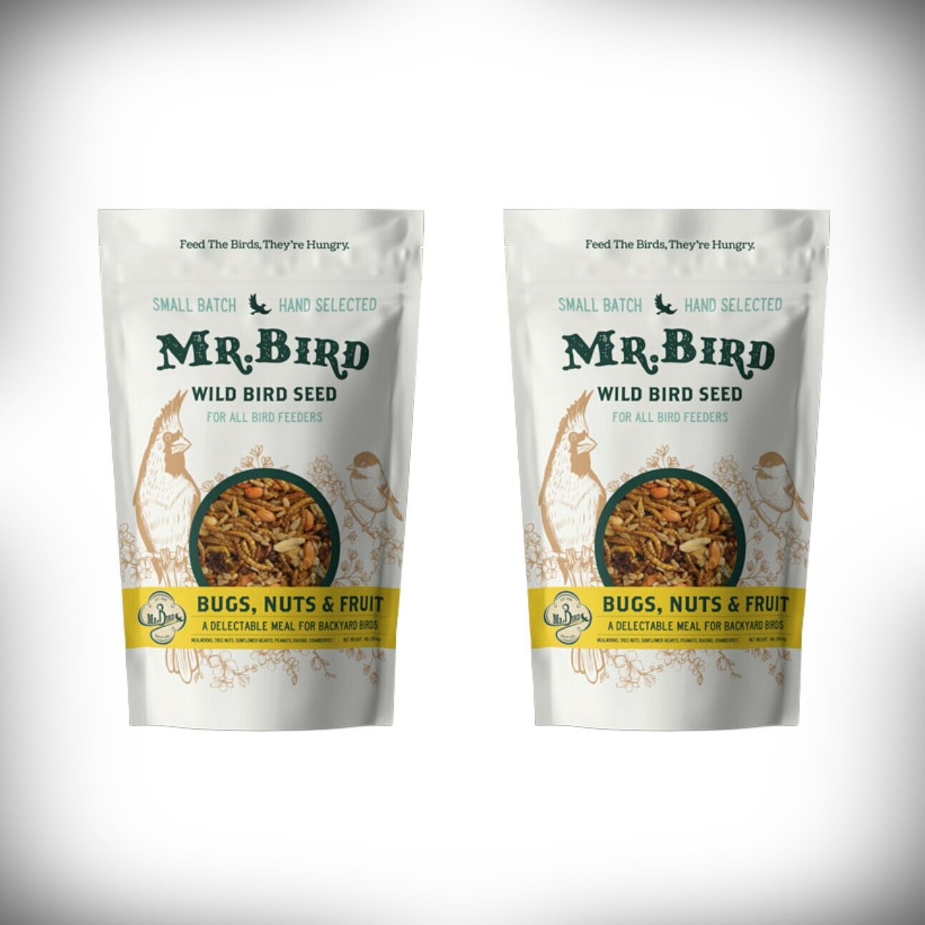 Mr. Bird Bugs, Nuts & Fruit 4 lb Bag 2/Pack
